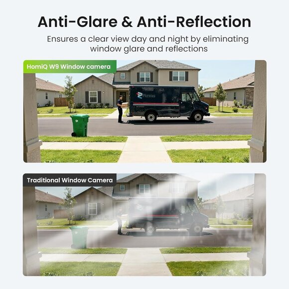 Window Security Camera 3MP 2K Night Vision, Person Detection 24/7 Recording - Picture 5 of 7